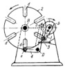 SIX-SLOT GENEVA WHEEL MECHANISM WITH A LOCKING LEVER