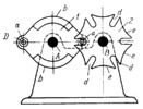 TWO-PIN SIX-SLOT EXTERNAL GENEVA WHEEL MECHANISM