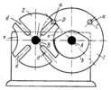 TWO-PIN FOUR-SLOT EXTERNAL GENEVA WHEEL MECHANISM
