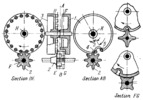 PIN-WHEEL COAXIAL COUNTER MECHANISM