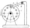 FORKED-PAWL PIN-WHEEL RATCHET MECHANISM