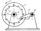 INTERNAL-TOOTH EXTERNAL-PAWL RATCHET MECHANISM