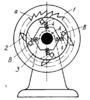 INTERNAL-TOOTH FOUR-PAWL OVERRUNNING RATCHET MECHANISM