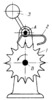 ESCAPEMENT-TYPE GOVERNOR OF AN ALARM CLOCK