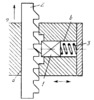 RATCHET-TOOTH RACK MECHANISM WITH A SLIDING LOCKING ELEMENT