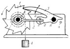 RATCHET-TYPE MECHANISM OF A HOIST