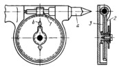 WORM GEARING MECHANISM OF A REVOLUTION COUNTER