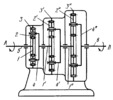 TRIPLE PLANETARY REDUCING GEAR MECHANISM