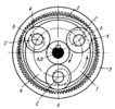 COAXIAL TRIPLE STRAIN WAVE GEARING MECHANISM WITH AN INTERNAL ROLLER WAVE GENERATOR