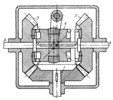 CLUTCH-TYPE BEVEL-GEAR REVERSING MECHANISM