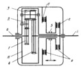 PLANETARY SPUR GEARING MECHANISM OF A REVERSING AND DISENGAGING CLUTCH