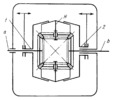 PLANETARY BEVEL GEARING MECHANISM OF A REVERSING AND DISENGAGING CLUTCH