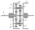 PLANETARY GEARING BRAKE MECHANISM OF A SAFETY DEVICE