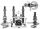 GEARING MECHANISM FOR FORMING A HELICAL RIBBON