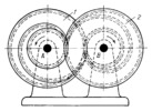 THREE-LINK TOOTHED SPIRAL-FACE BEVEL GEARING