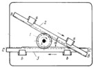 FOUR-LINK TOOTHED GEARING FOR DRIVING TWO NONPARALLEL RACKS