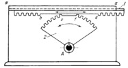 THREE-LINK TOOTHED DWELL MECHANISM WITH A STRAIGHT LOCKING FEATURE