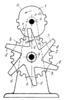 THREE-LINK TOOTHED GEARING WITH DWELLS OF THE DRIVEN LINK AND A SHOCK-ABSORBING SPIDER