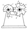 THREE-LINK TOOTHED INTERMITTENT GEARING WITH DWELLS AND A CIRCULAR LOCKING FEATURE