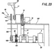 Side view of the drive system