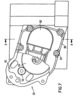 Section view of the secondary embodiment