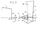Thrust reverser with the doors folded