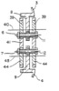 Cross section of the thrust reverser.2