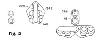 First moulding assembly in cooling and extraction position with cooling air injected