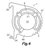 Support part which forms part of device