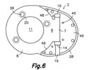 End plate which forms part of the device