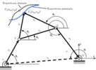 4 bar mechanism drawing.