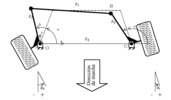 Steering 4 bar mechanism