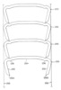New configuration staple confined in the staple unit