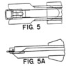 Top and front views when the staple is formed on the anvil