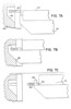 Front views of the loading procedure of a mechanism of single shot of a stapling system