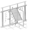 Multifunctional element in retracted position