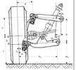 Front wheel suspension