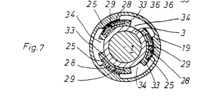 Cross section VII-VII of the chuck