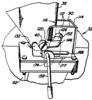Mounting support with the mounting pin