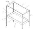View of the structure of the tilting bed
