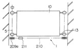 Tilting bed with manual operation