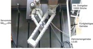 Five-membered gear the test stand