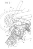Rear derailleur  for gear changes in a bicycle. I