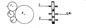 Speed changing gear