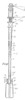 Umbrella with automatic opening telescopic cane