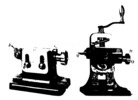 Low and high tailstock at the universal milling machine