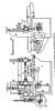Plan milling machine with adjustable spindle