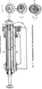 Wheelhead for internal cylindrical grinding machines