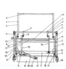 Front view of the device made ​​of concrete blocks