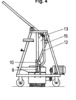 Side view of the device lifting phase of the formwork